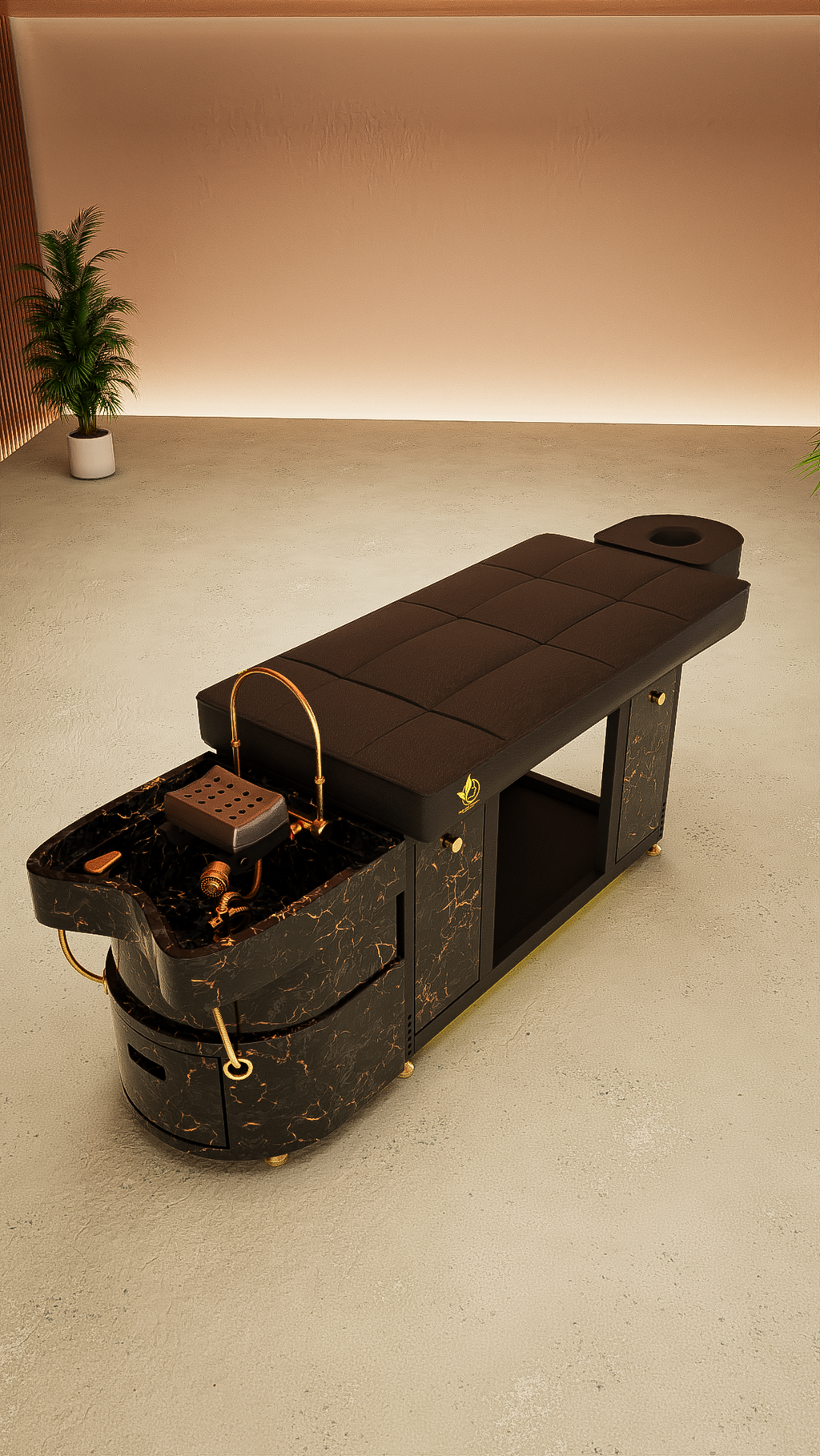 Exclusive Japanese Headspa bed 