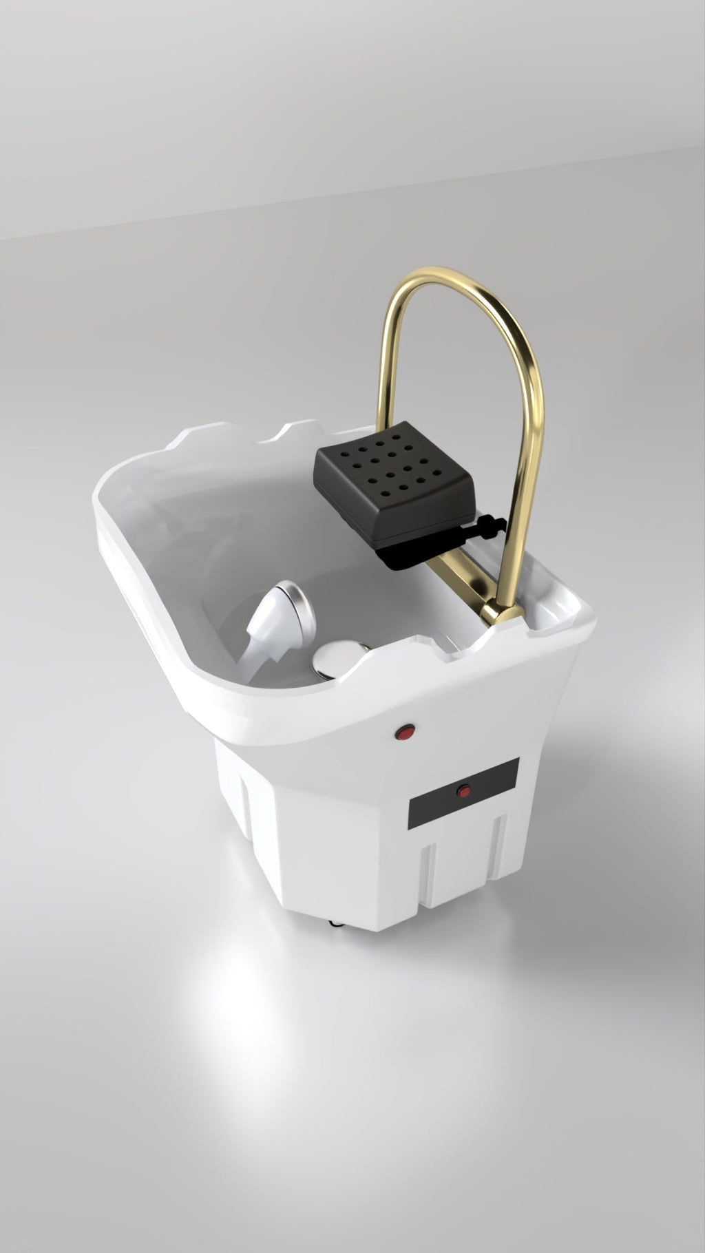 Portable head spa with steam function and rainfall shower